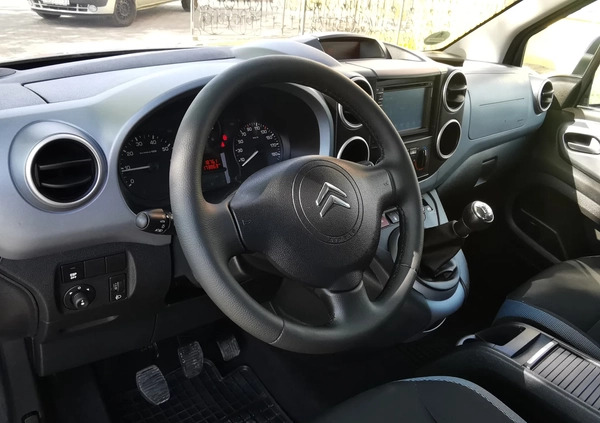 Citroen Berlingo cena 25900 przebieg: 173783, rok produkcji 2009 z Krzeszowice małe 154